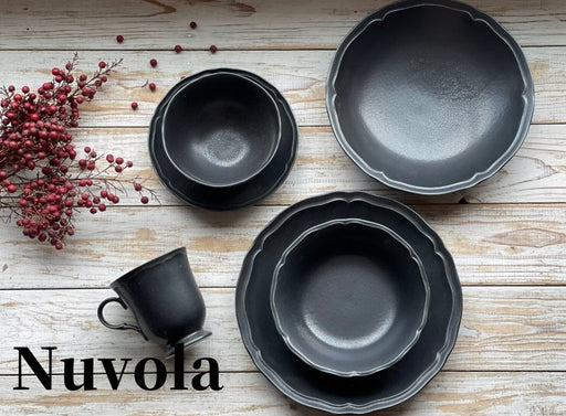 Nuvola（ヌヴォラ） Black「美濃焼　軽量食器　日本製　洋食器」ヤマ吾陶器 - FuuHome